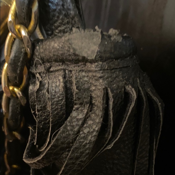 H&M Black Fringe Shoulder Bag - Picture 11 of 12